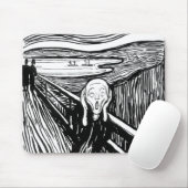 Edvard Munch - De Scream Lithografie Muismat (Met muis)