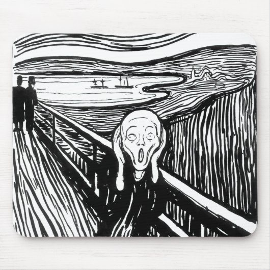 Edvard Munch - De Scream Lithografie Muismat (Voorkant)