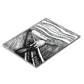 Edvard Munch - De Scream Lithografie Notitieboek (Linkerzijde)