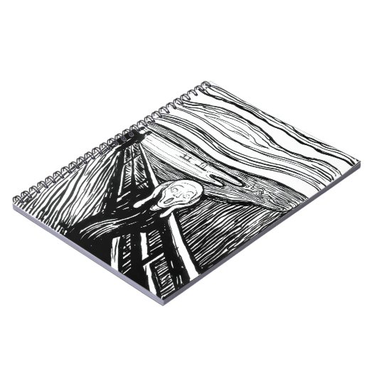 Edvard Munch - De Scream Lithografie Notitieboek (Linkerzijde)