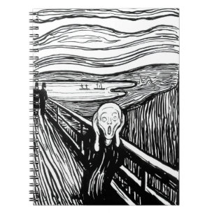 Edvard Munch - De Scream Lithografie Notitieboek