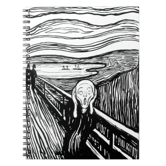 Edvard Munch - De Scream Lithografie Notitieboek (Voorkant)