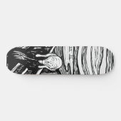 Edvard Munch - De Scream Lithografie Persoonlijk Skateboard (Horizontaal)