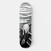 Edvard Munch - De Scream Lithografie Persoonlijk Skateboard (Voorkant)