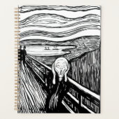 Edvard Munch - De Scream Lithografie Planner (Voorkant)