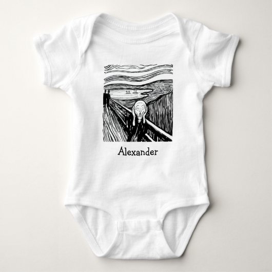 Edvard Munch - De Scream Lithografie Romper (Voorkant)