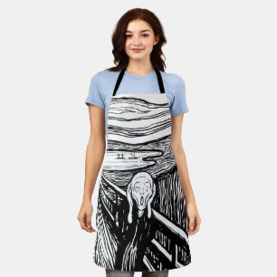 Edvard Munch - De Scream Lithografie Schort