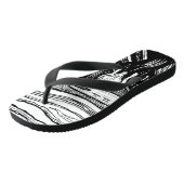 Edvard Munch - De Scream Lithografie Teenslippers (Schuin)