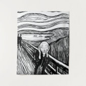 Edvard Munch - De Scream Lithografie Wandkleed (Voorkant)