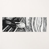 Edvard Munch - De Scream Lithografie Yogamat (Voorkant (horizontaal))