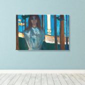 Edvard Munch - De stem, de zomernacht Canvas Afdruk (Insitu (Houten vloer))