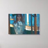 Edvard Munch - De stem, de zomernacht Canvas Afdruk (Voorkant)