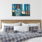 Edvard Munch - De stem, de zomernacht Canvas Afdruk (Insitu (Slaapkamer))
