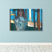 Edvard Munch - De stem, de zomernacht Canvas Afdruk (Insitu (Houten vloer))