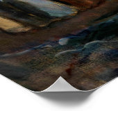 Edvard Munch - De Storm Poster (Hoek)