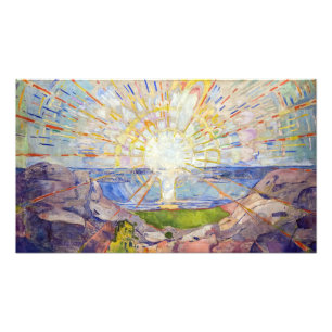 Edvard Munch - De Zon 1911 Foto Afdruk