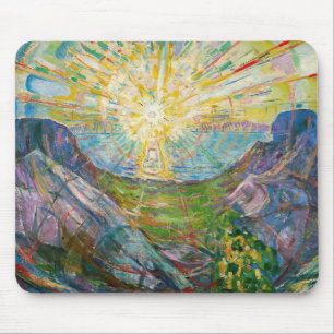 Edvard Munch - De Zon 1916 Muismat