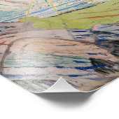 Edvard Munch - De zon Foto Afdruk (Hoek)