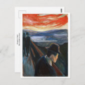 Edvard Munch Despair Briefkaart (Voorkant / Achterkant)