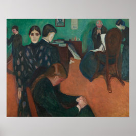 Edvard Munch - Dood in de Sickroom Poster