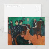 Edvard Munch - Dood in de Sickroom v1 Briefkaart (Voorkant / Achterkant)