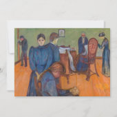 Edvard Munch - Dood in de Sickroom v2 Bedankkaart (Voorkant)