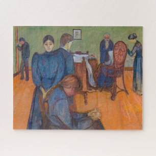 Edvard Munch - Dood in de Sickroom v2 Legpuzzel