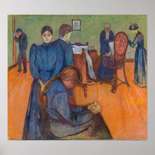 Edvard Munch - Dood in de Sickroom v2 Poster