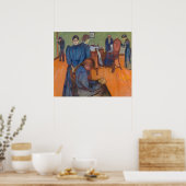 Edvard Munch - Dood in de ziekenkamer v2 Poster (Keuken)