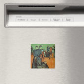 Edvard Munch - Dood in de ziekenzaal 1895 Magneet (Insitu (Vaatwasser))