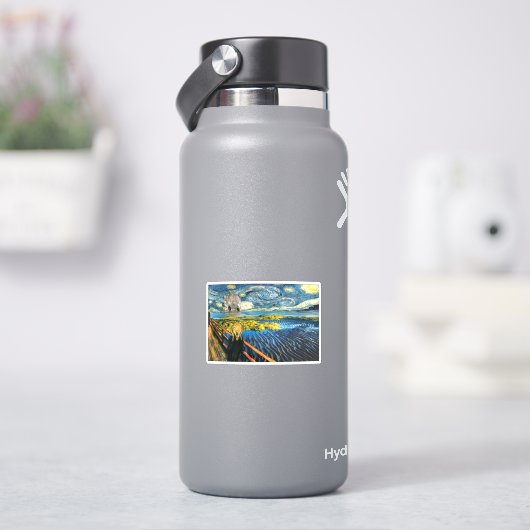 Edvard Munch - Edvard ontmoet Vincent Sticker (HydroFlask)