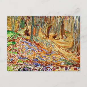 Edvard Munch - Elm Forest in het voorjaar Briefkaart
