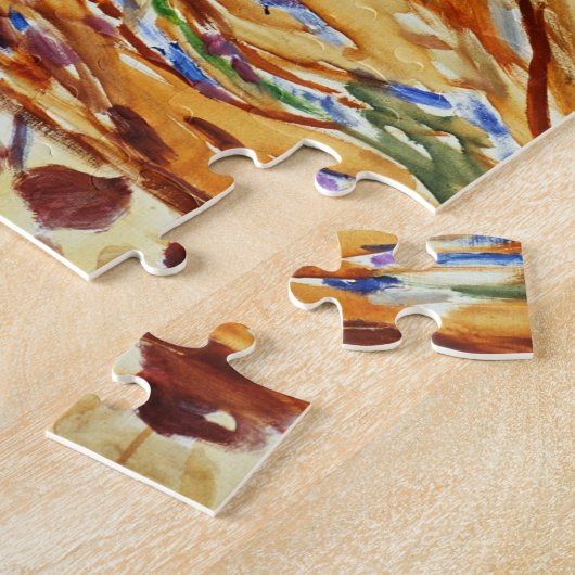 Edvard Munch - Elm Forest in het voorjaar Legpuzzel (Zijkant)