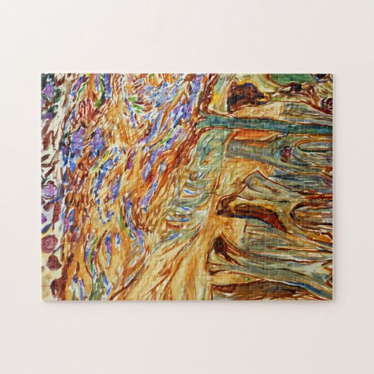 Edvard Munch - Elm Forest in het voorjaar Legpuzzel (Horizontaal)