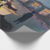 Edvard Munch - Evening op Karl Johan Street Cadeaupapier (Hoek)