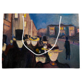 Edvard Munch - Evening op Karl Johan Street Groot Cadeauzakje