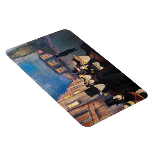 Edvard Munch - Evening op Karl Johan Street Magneet (Rechterzijde)