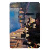 Edvard Munch - Evening op Karl Johan Street Magneet (Verticaal)