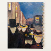 Edvard Munch - Evening op Karl Johan Street Planner (Achterkant)