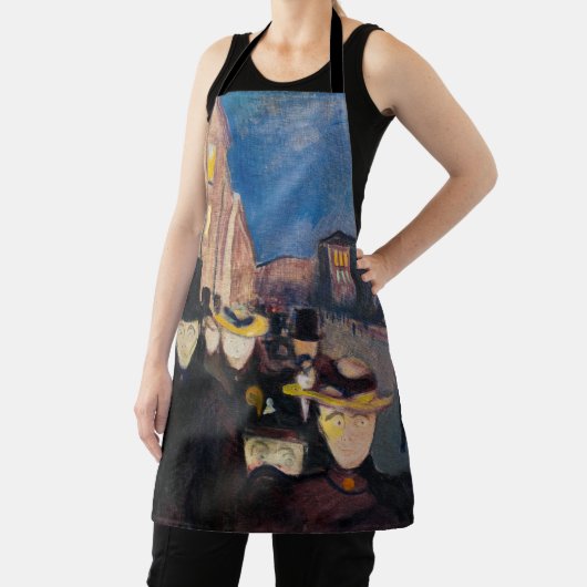 Edvard Munch - Evening op Karl Johan Street Schort (Insitu)