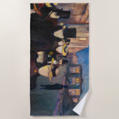 Edvard Munch - Evening op Karl Johan Street Strandlaken (Voorkant)