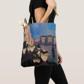 Edvard Munch - Evening op Karl Johan Street Tote Bag (Dichtbij)