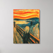 EDVARD MUNCH - Het beeldscherm van 1893 Canvas Afdruk (Voorkant)