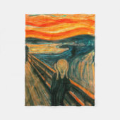 EDVARD MUNCH - Het beeldscherm van 1893 Fleece Deken (Voorkant)