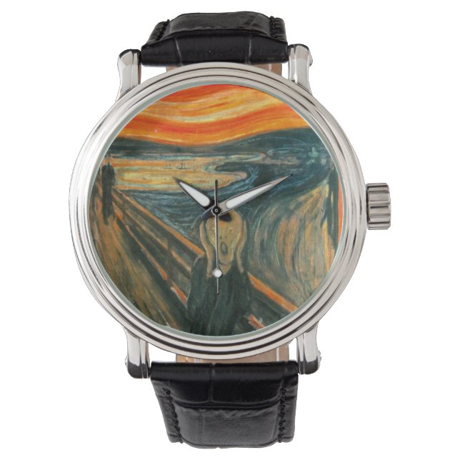 EDVARD MUNCH - Het beeldscherm van 1893 Horloge (Voorkant)