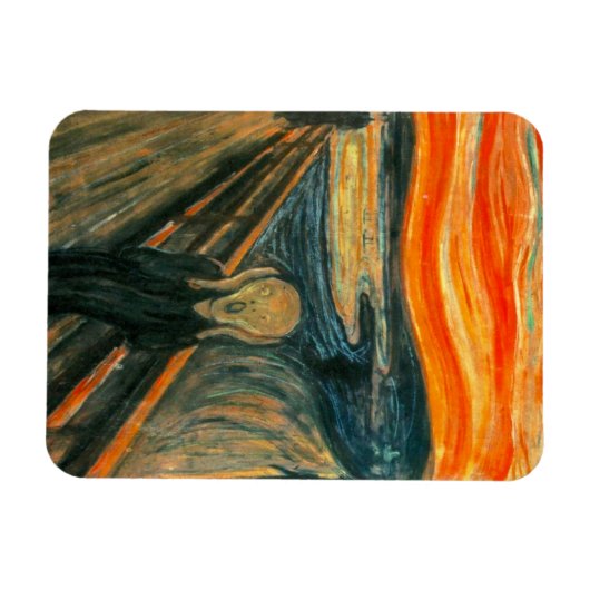 EDVARD MUNCH - Het beeldscherm van 1893 Magneet (Horizontaal)