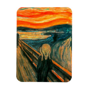 EDVARD MUNCH - Het beeldscherm van 1893 Magneet