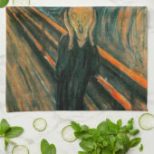 EDVARD MUNCH - Het beeldscherm van 1893 Theedoek (Gevouwen)