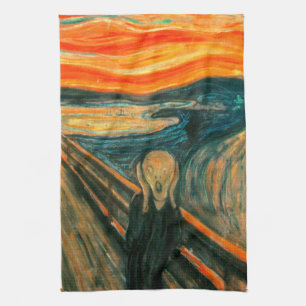 EDVARD MUNCH - Het beeldscherm van 1893 Theedoek
