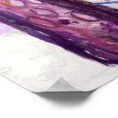 Edvard Munch het gele log Poster (Hoek)